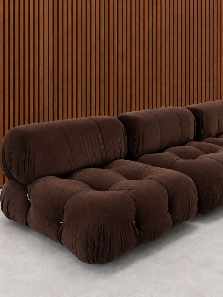 B&B Italia Camaleonda Elements Bank –  Vintage brown fabric, Ophalen of Verzenden