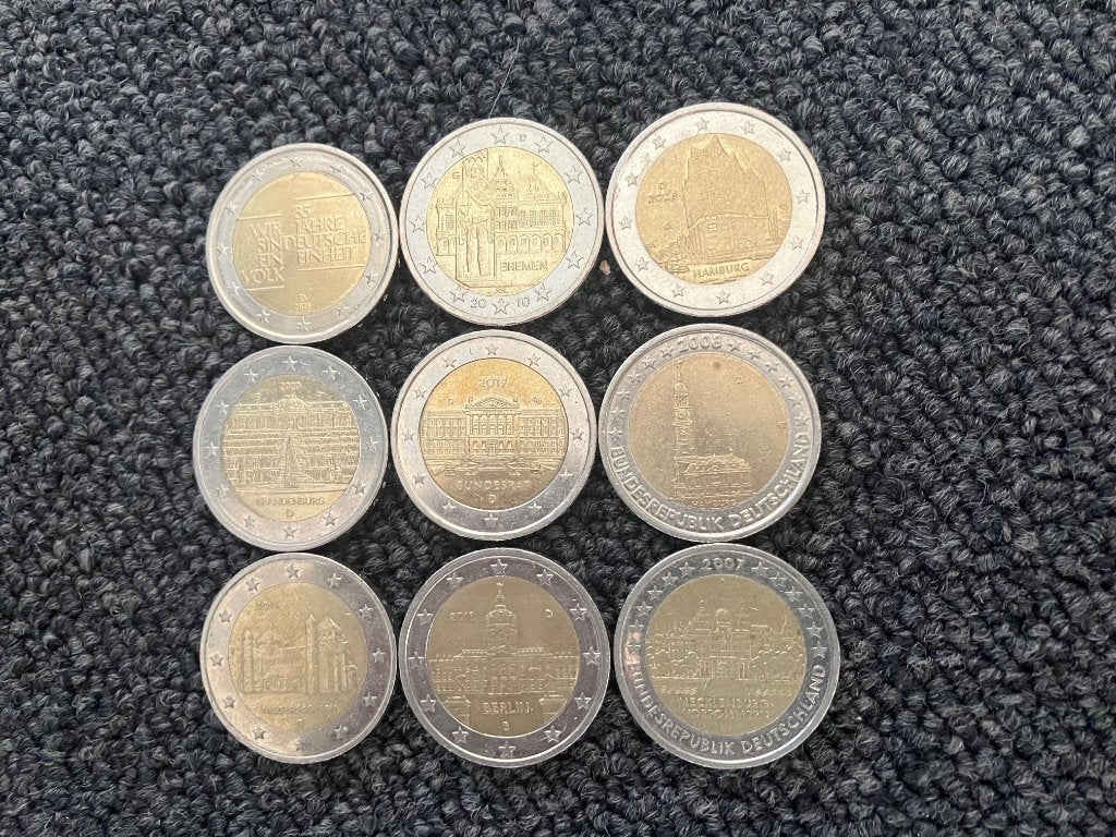 Euromunten, Postzegels en Munten, Ophalen of Verzenden, Duitsland, 2 euro, Setje