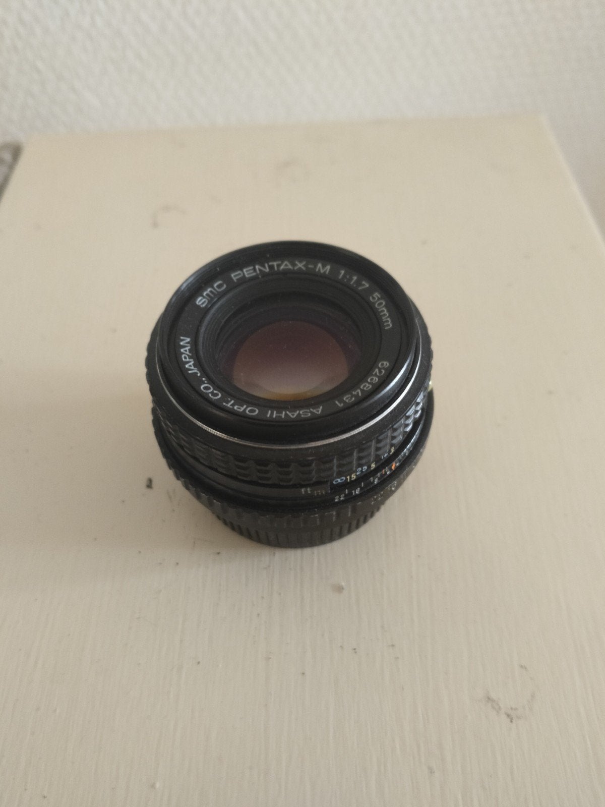 SMC Pentax-M 1:1.7 50mm lens, Ophalen of Verzenden, Gebruikt, Standaardlens