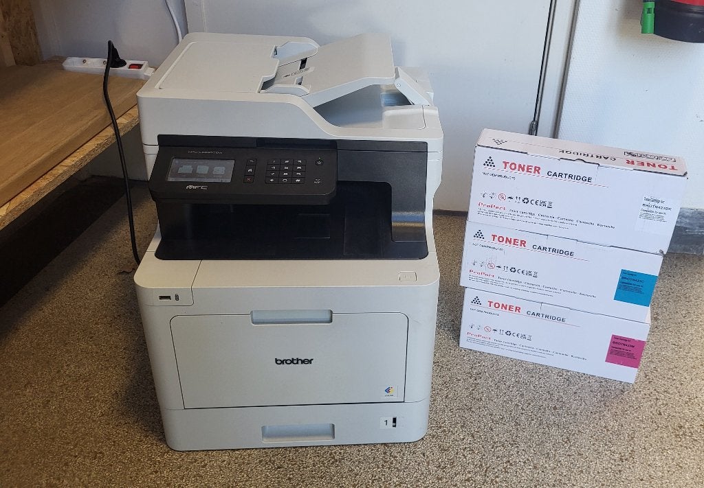 Brother MFC-L8690CDW 4-in-1 Laserprinter (Wifi/LCD/+toners, Computers en Software, Printers, Ophalen, Gebruikt, All-in-one, Ingebouwde Wi-Fi