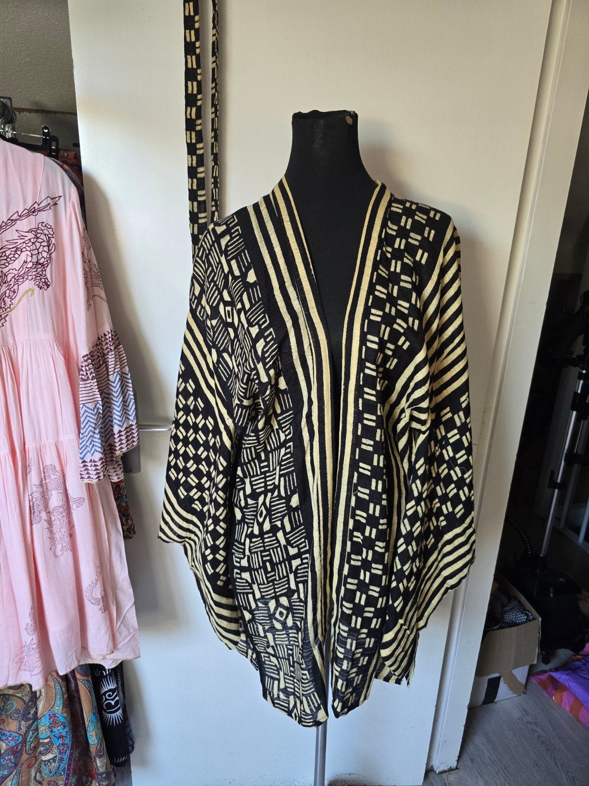 kimono nieuw van sumitra, Kleding | Dames, Maat 38/40 (M), Zwart, Nieuw, Ophalen of Verzenden