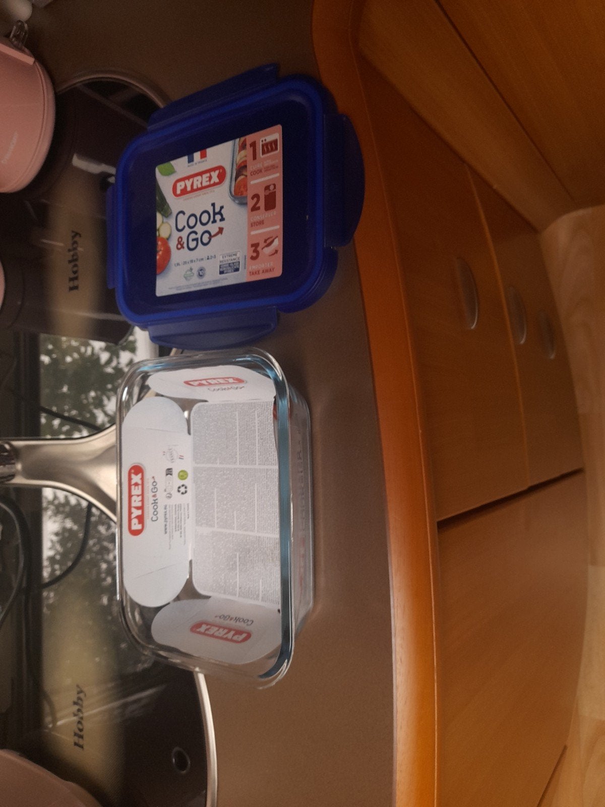 Nieuwe Pyrex Cook & Go ovenschalen met deksel, Ophalen of Verzenden, Nieuw, Glas, Overige merken