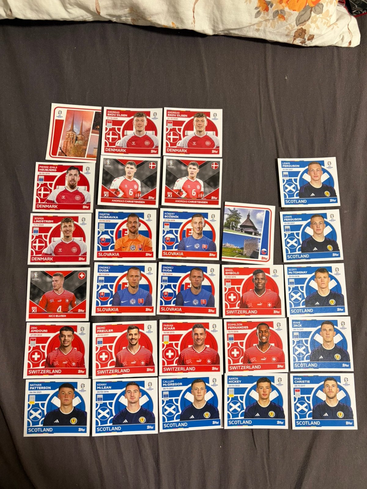 EK 2024 stickers Topps, Hobby en Vrije tijd, Stickers en Plaatjes, Ophalen of Verzenden, Zo goed als nieuw, Meerdere stickers
