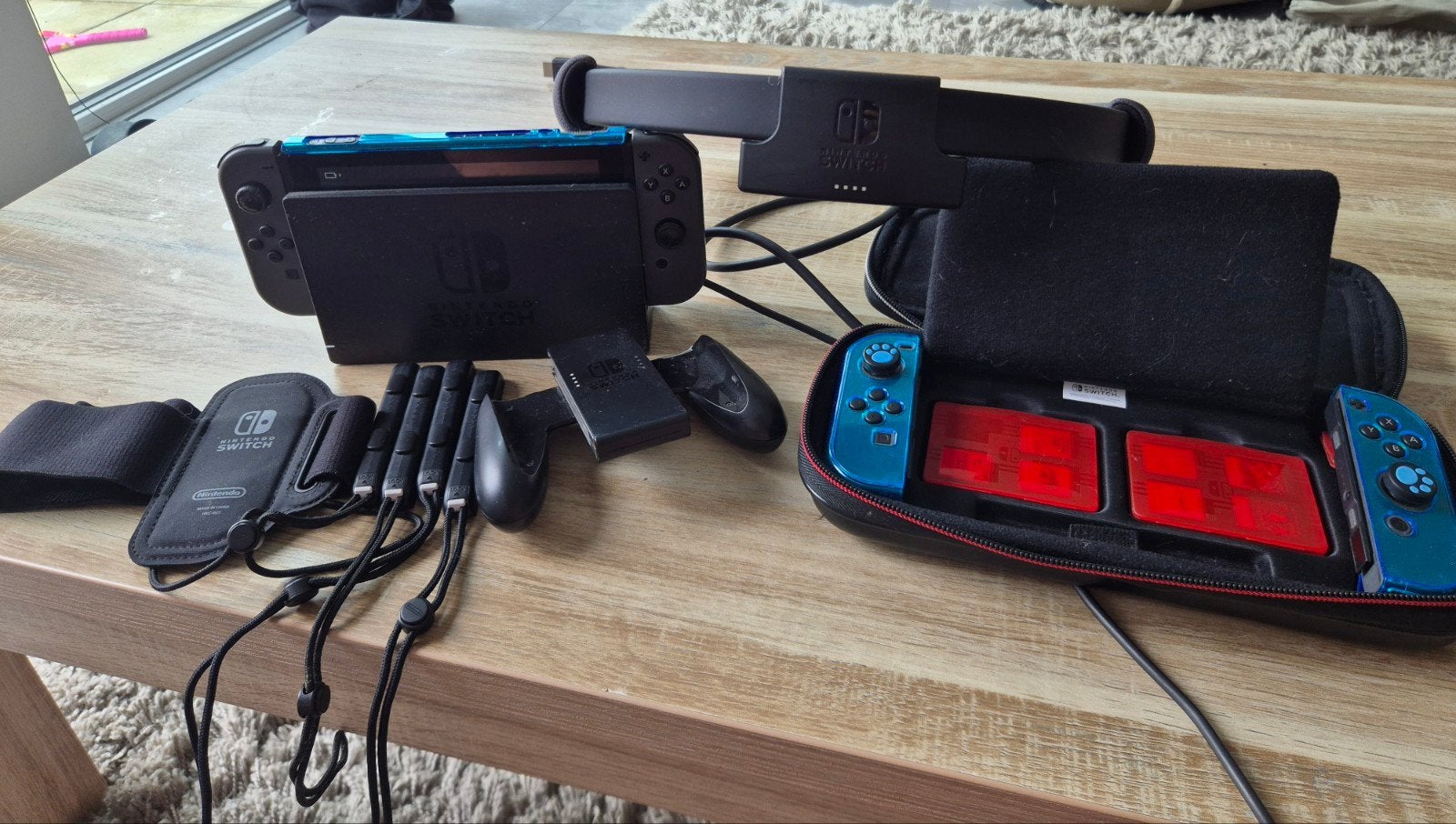 Nintendo Switch compleet + 7 topgames + Ring Fit Adventure –, Spelcomputers en Games, Spelcomputers | Nintendo Switch, Gebruikt