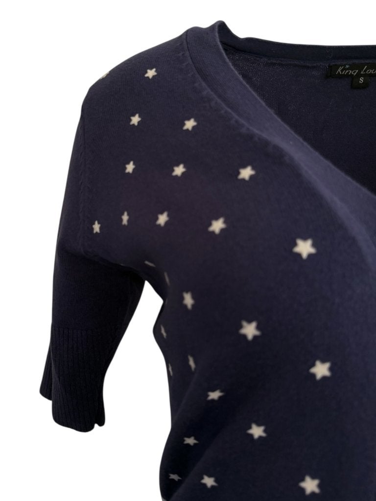 King Louie vest S, Blauw, Ophalen of Verzenden, Zo goed als nieuw
