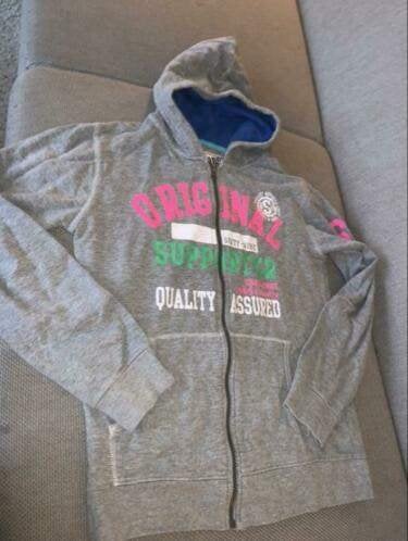 Terstal europe kids 164 vest hoodie grijs grijze trui, Verzenden, Gebruikt, Jongen, Trui of Vest