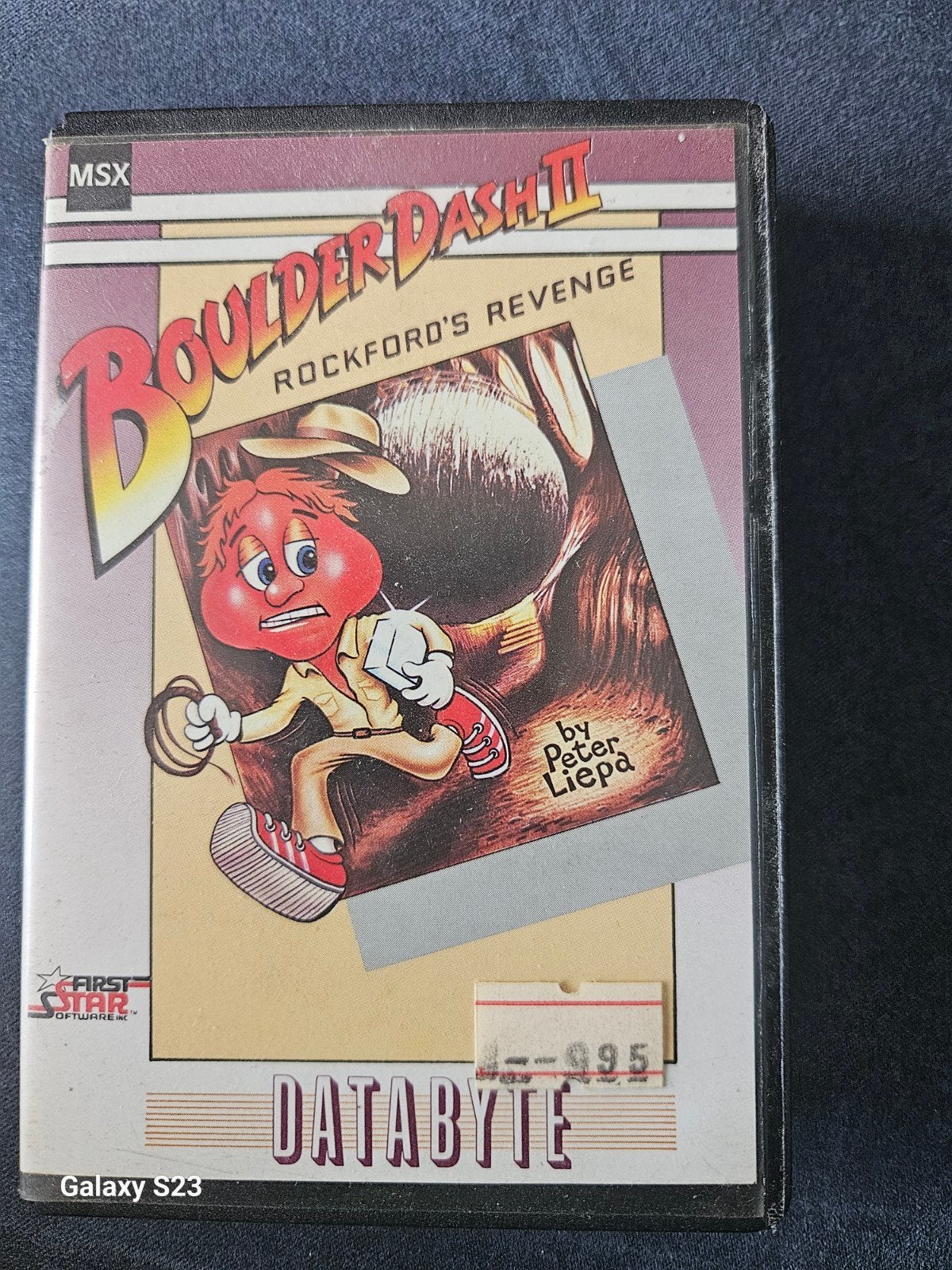 Boulder Dash II: Rockford's Revenge MSX Cassette, Puzzel en Educatief, Gebruikt, 1 speler, Ophalen of Verzenden