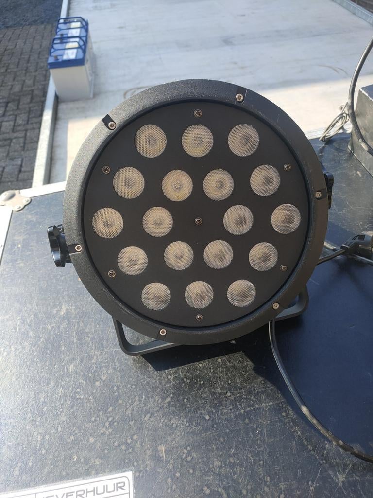 Led par rgbw 250W in flightcase, Ophalen, Zo goed als nieuw, Licht
