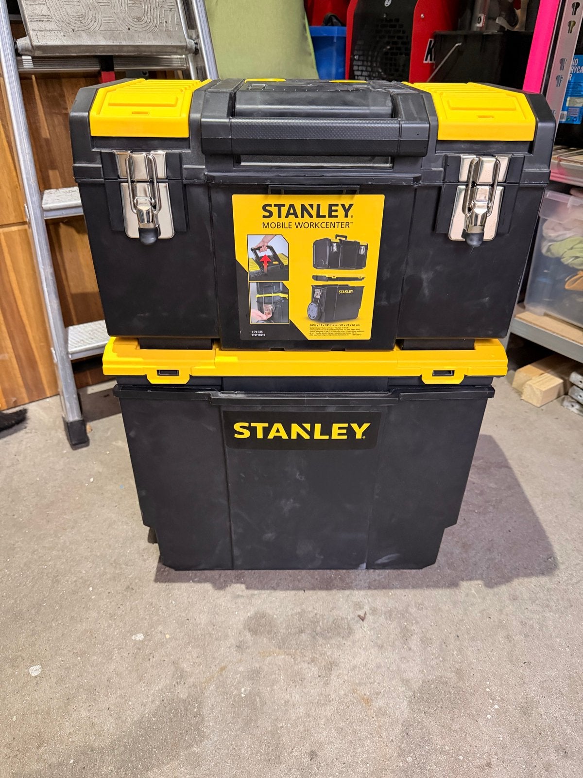 Stanley Mobile Gereedschapskist op Wielen, Doe-het-zelf en Verbouw, Gereedschapskisten, Ophalen, Gebruikt
