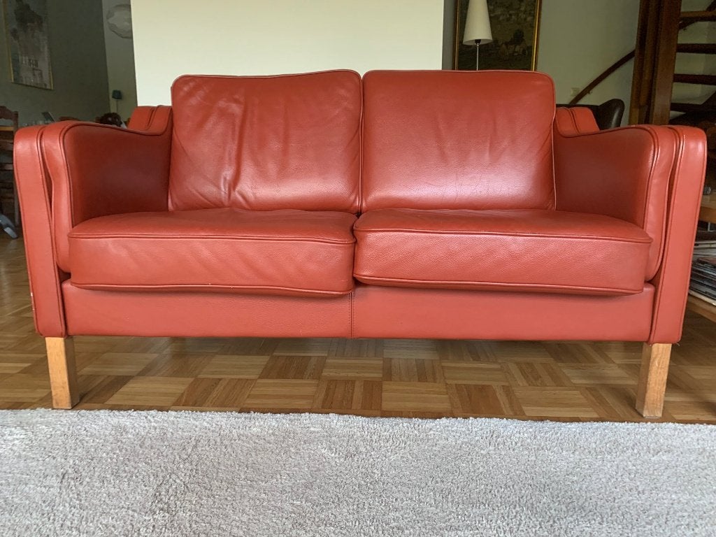 Deens design 2 zits bank van Skalma, Huis en Inrichting, Banken | Bankstellen, Ophalen, Scandinavisch design, Gebruikt, Tweepersoons