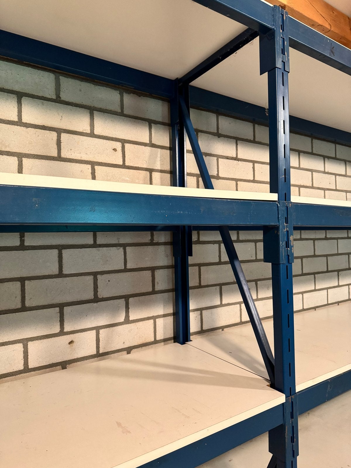 Stevig metalen opbergrek 375x225x50 cm - Ideaal voor opslag, Ophalen