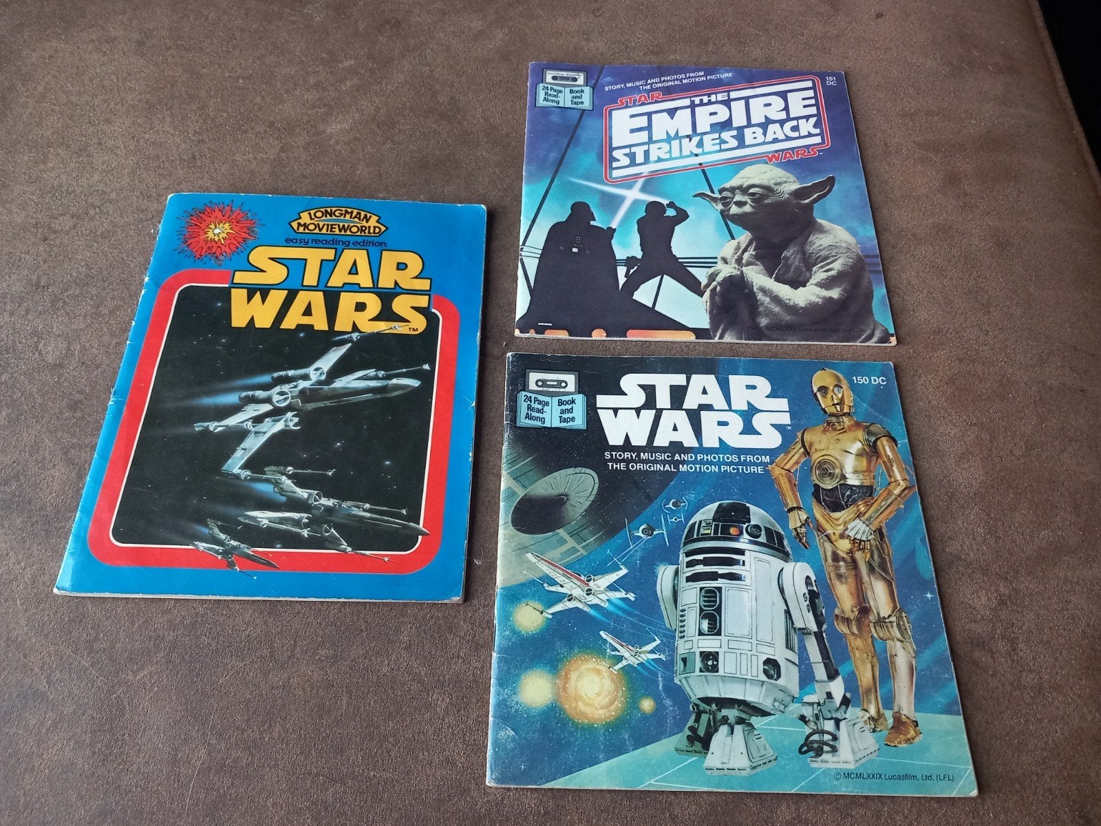 Star Wars Vintage Boekjes - Longman Movieworld & Story Music, ., Ophalen of Verzenden, Boek of Poster, .