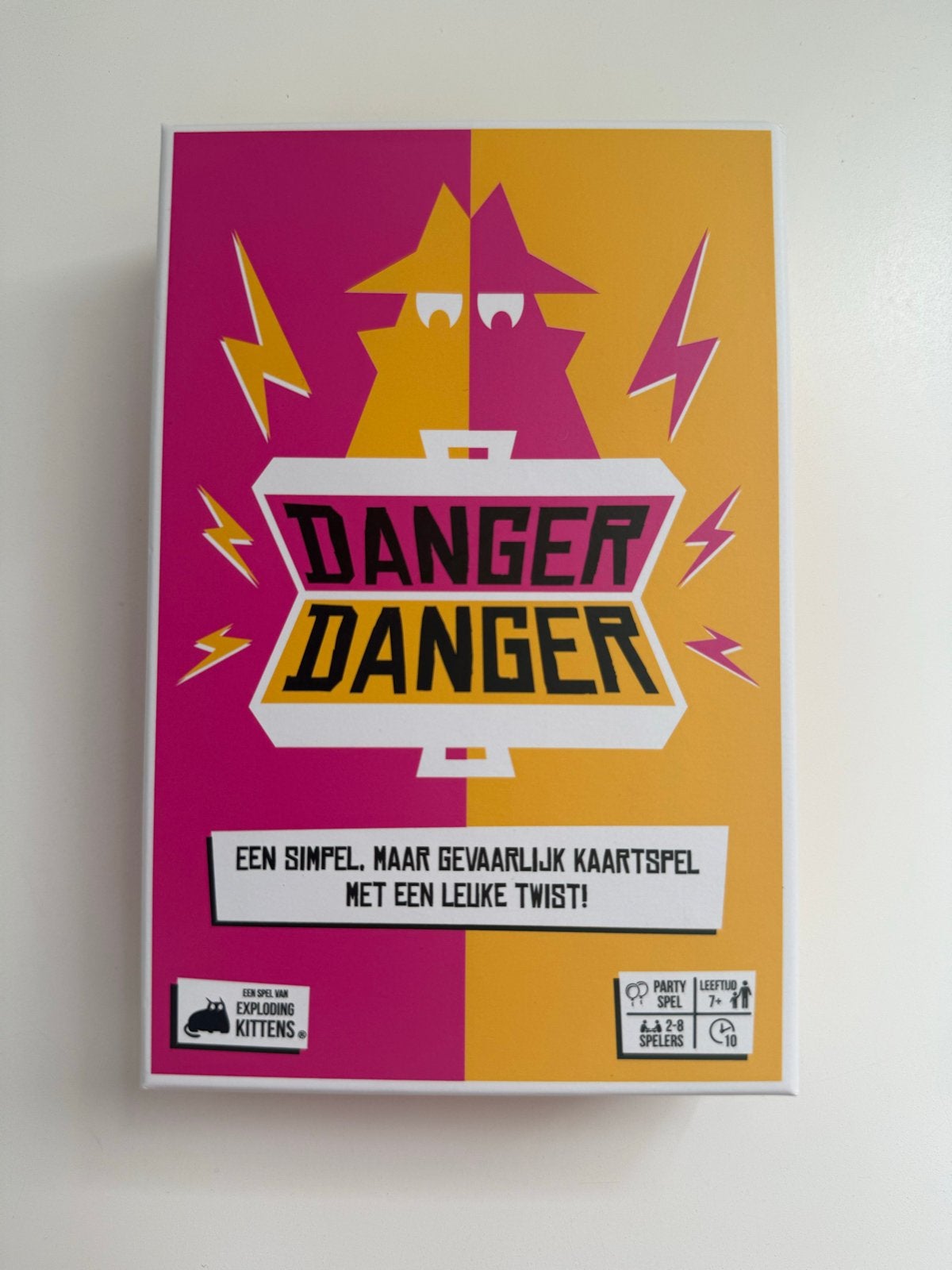 Danger Danger Kaartspel - Exploding Kittens, Drie of vier spelers, Ophalen of Verzenden, Zo goed als nieuw