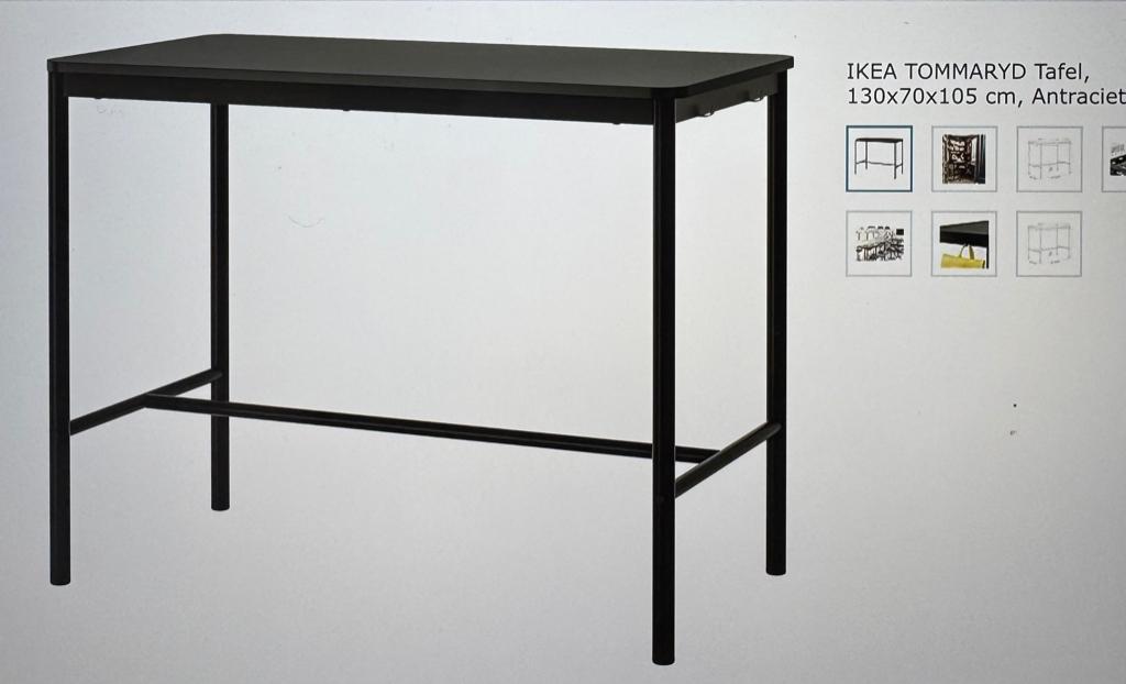 Twee Bartafels Tommaryd IKEA, Ophalen, Zo goed als nieuw