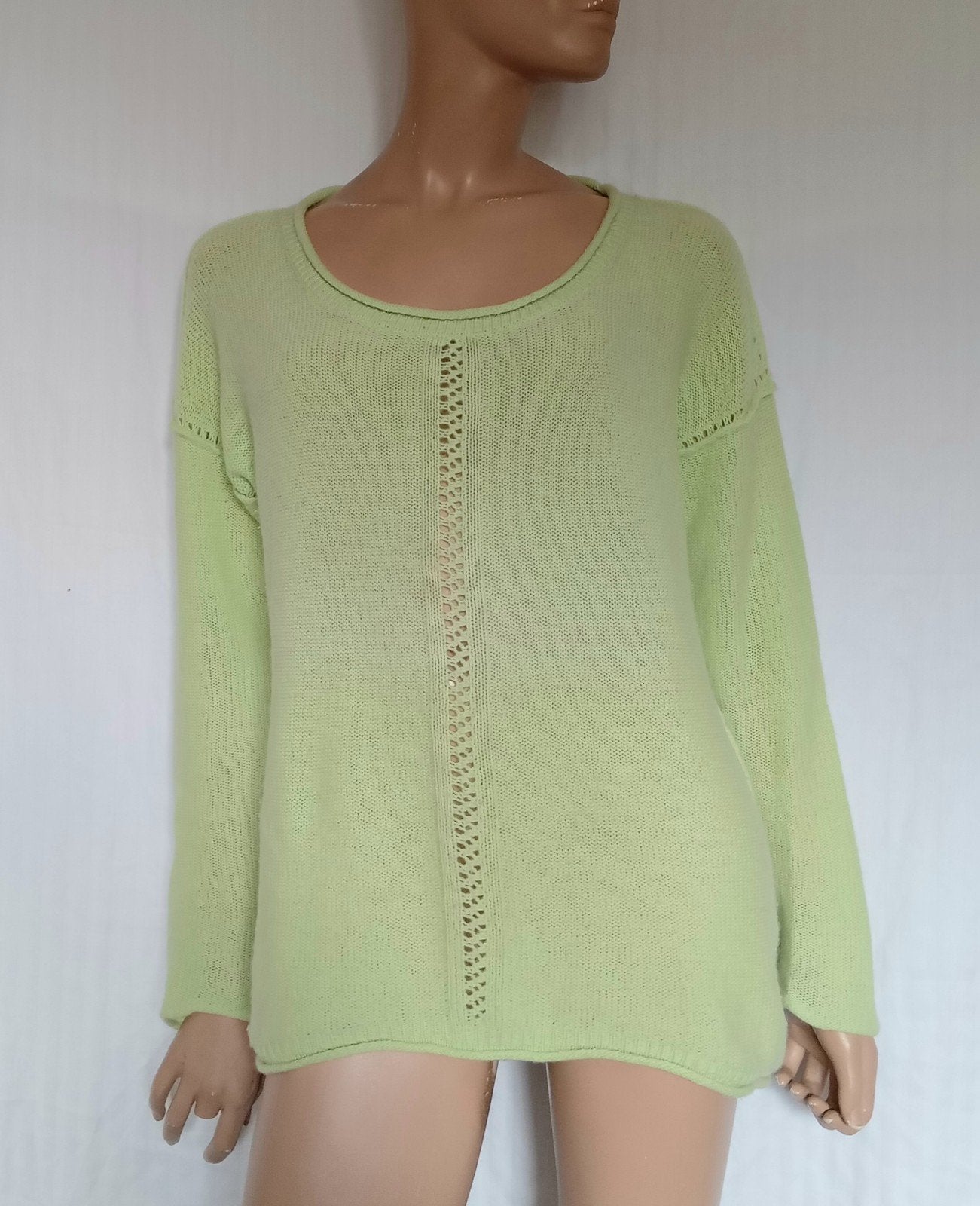 HEARTBREAKER CASHMERE Trui, Ophalen of Verzenden, Zo goed als nieuw, Maat 42/44 (L), Groen