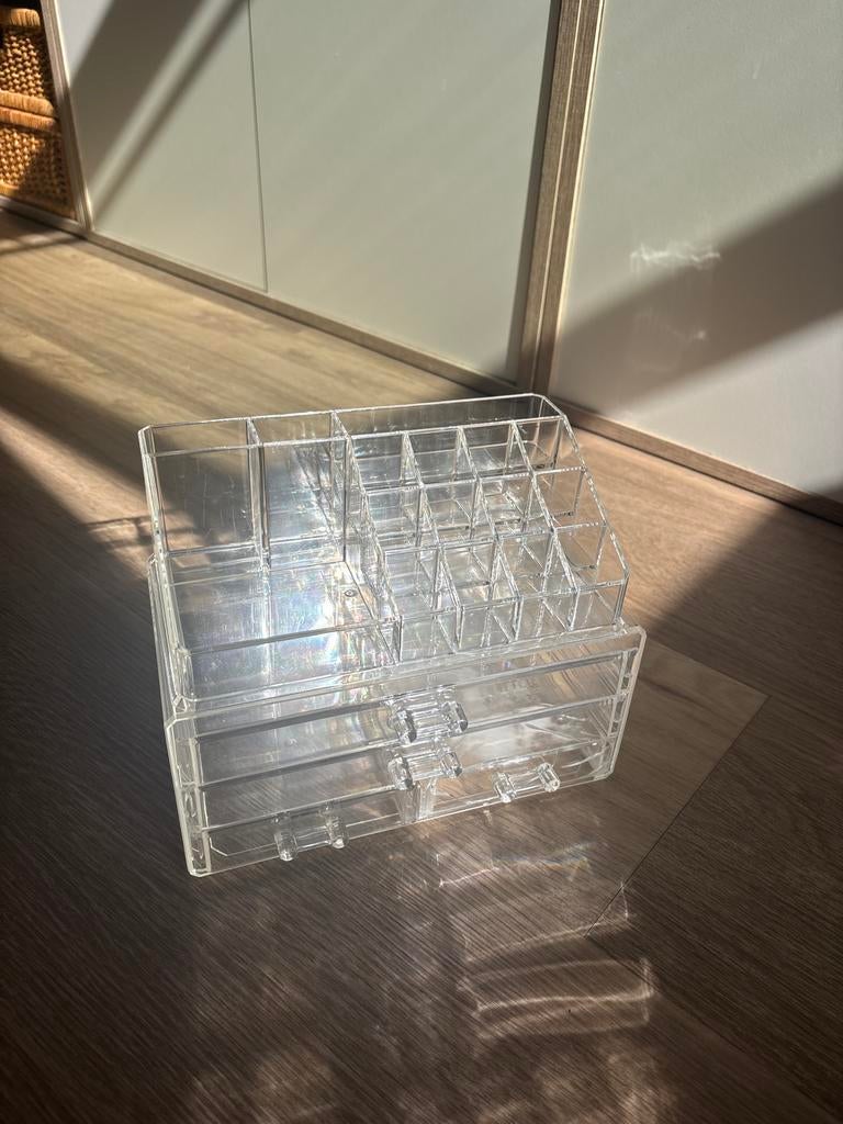 Transparante Make-up Organizer met Lades, Overige kleuren, Gehele gezicht, Ophalen of Verzenden, Zo goed als nieuw