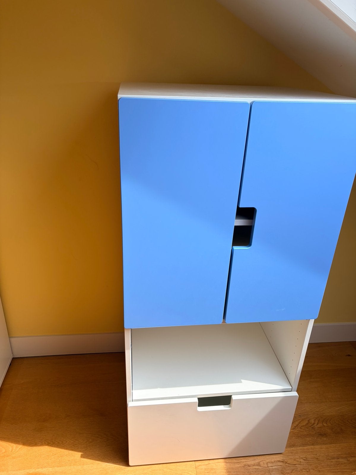 Ikea Stuva kast (blauw/wit) voor kinderkamer, Ophalen, 50 tot 70 cm, 105 cm of meer, Zo goed als nieuw