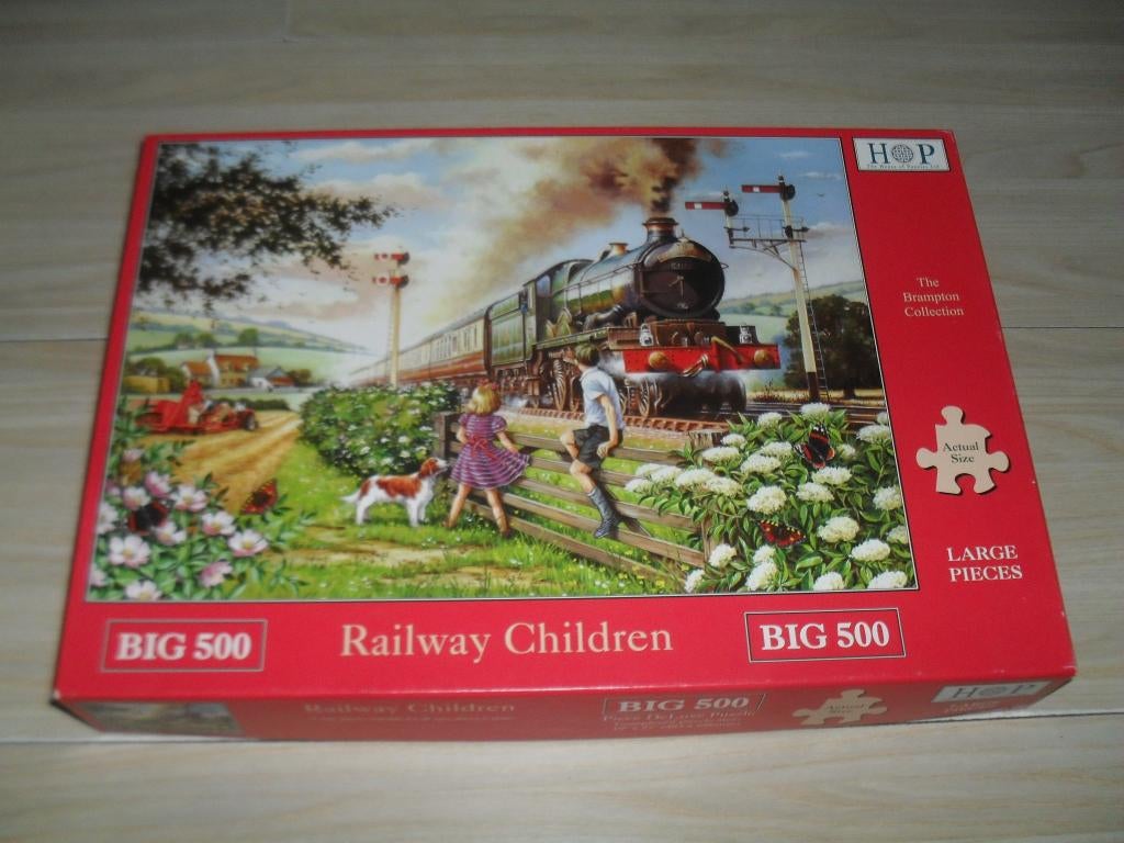 Railway Children 500 stukjes, Ophalen, 500 t/m 1500 stukjes, Zo goed als nieuw, Legpuzzel