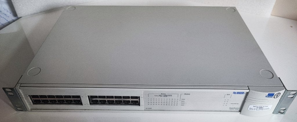 3COM 3C16980 SuperStack II 3300 24 Port Switch, Computers en Software, Ophalen of Verzenden, Gebruikt