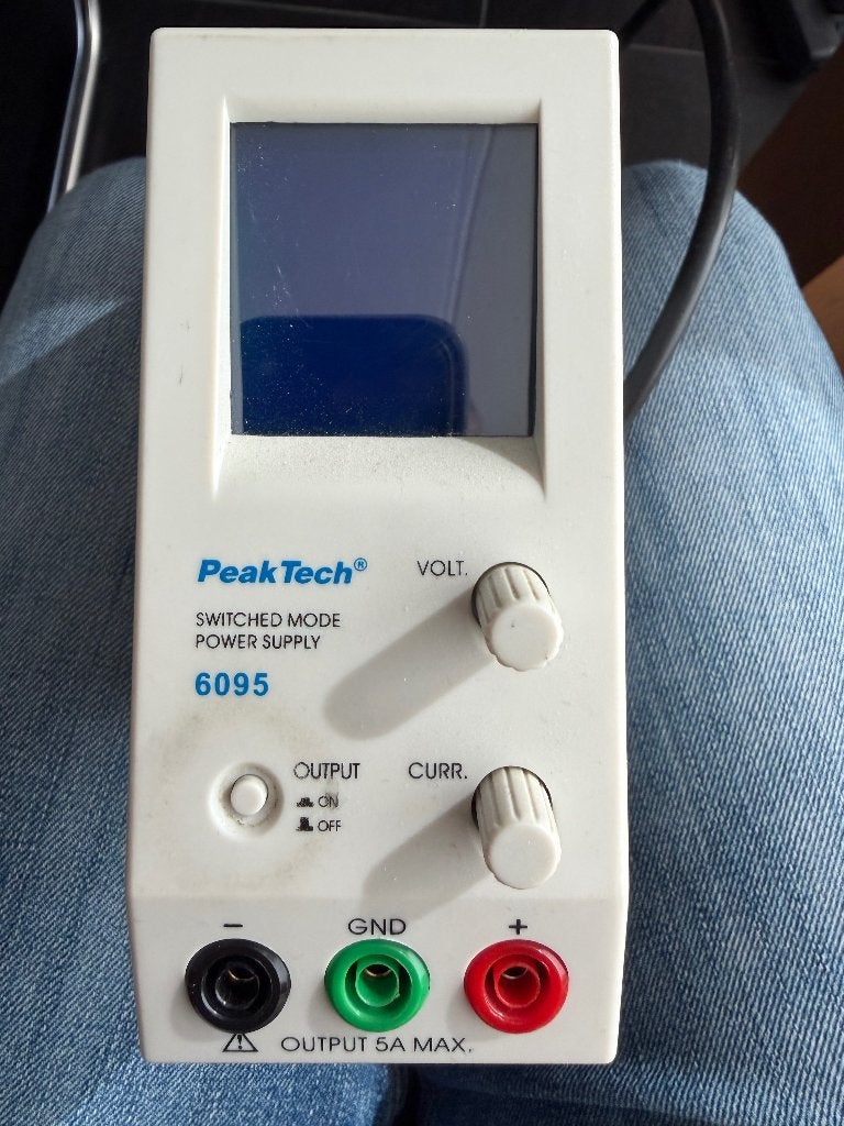 PeakTech 6095 Geschakelde Voeding - 5A Max, Ophalen of Verzenden, Gebruikt