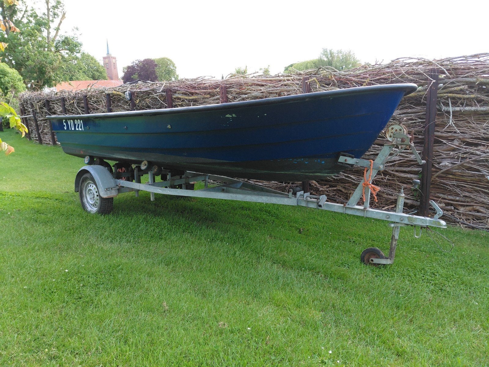 Yamaha 25 PK Four Stroke Buitenboordmotor met boot, Watersport en Boten, Ophalen, Gebruikt, Benzine, 10 tot 30 pk