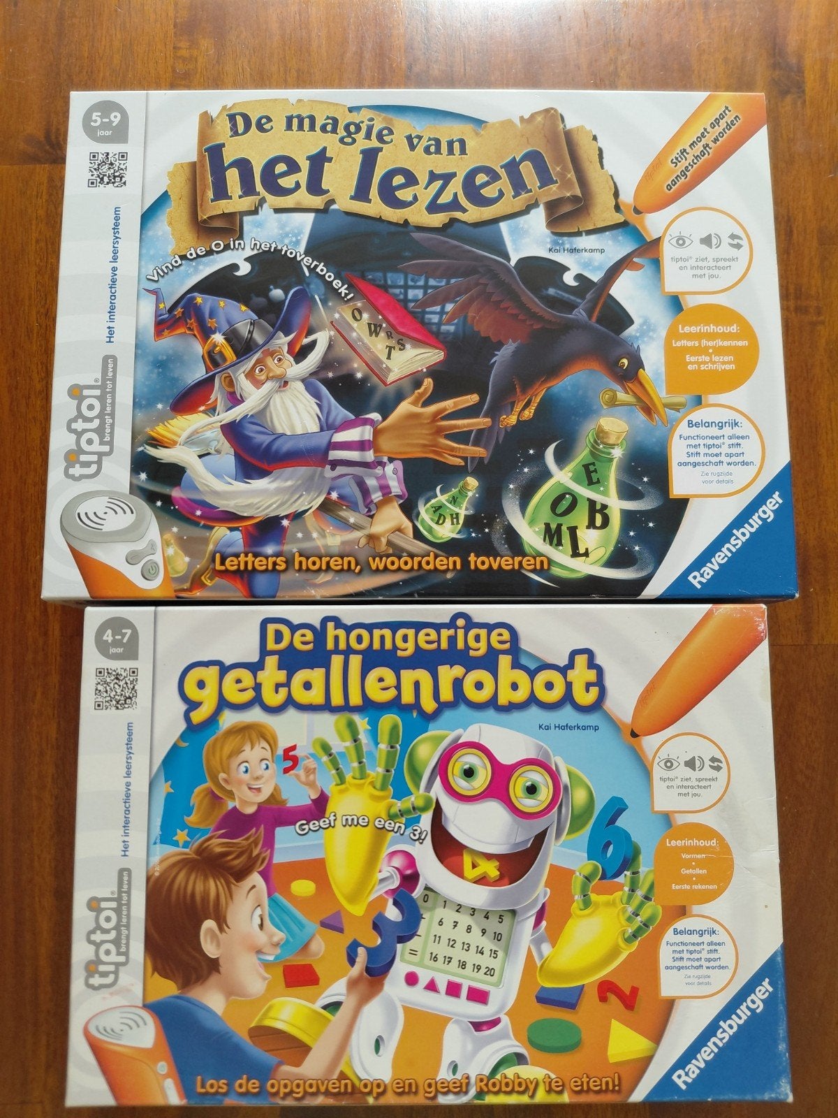 Tiptoi De Magie van het Lezen & De Hongerige Getallenrobot, Kinderen en Baby's, Ophalen of Verzenden, Zo goed als nieuw, Taal en Lezen