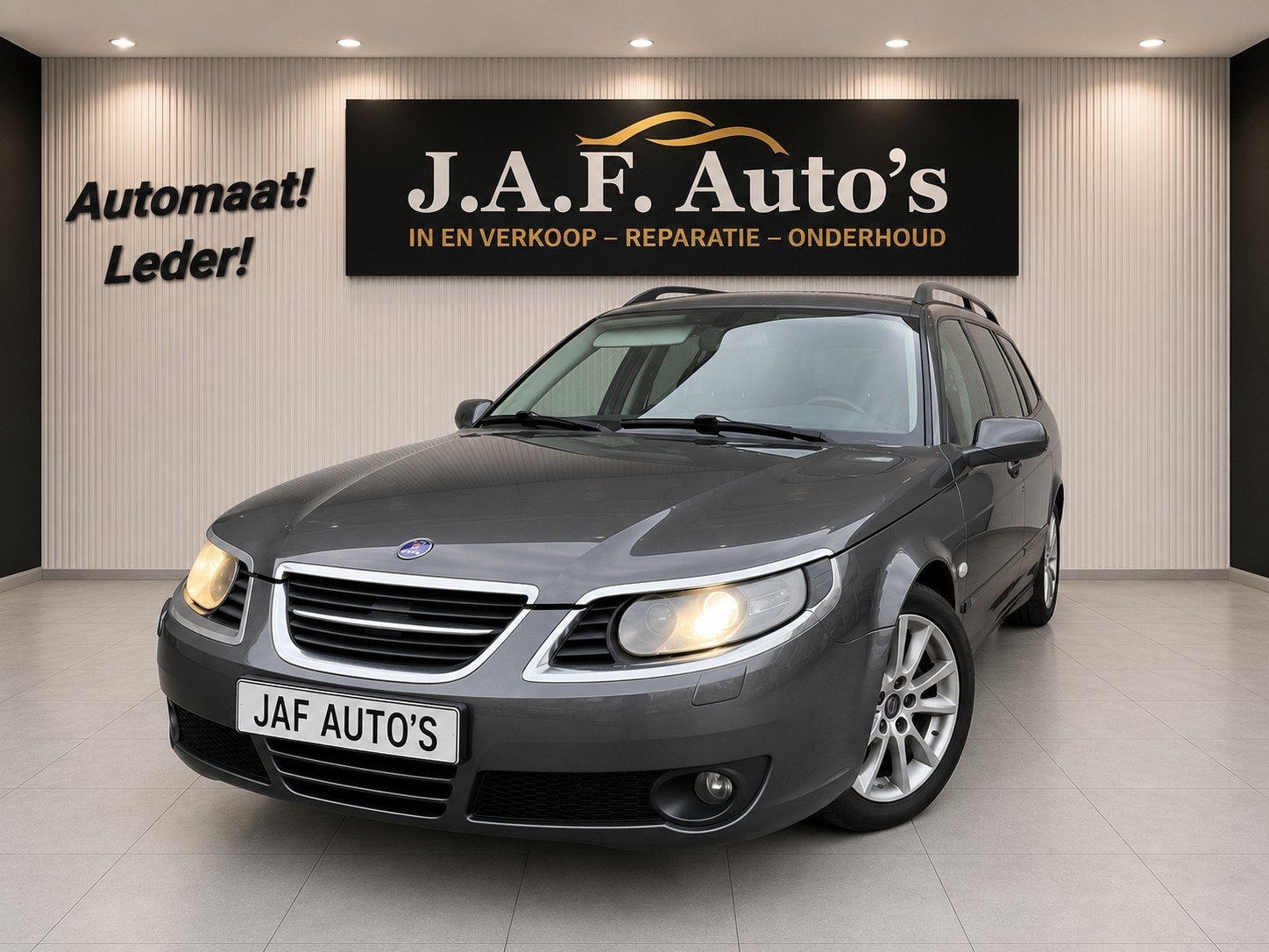 Saab 9-5 2.0 T Sport Estate 2.0turbo Leder AUTOM, Auto's, Saab, Particulier, Saab 9-5, Benzine, F, Stationwagon, Automaat, Origineel Nederlands