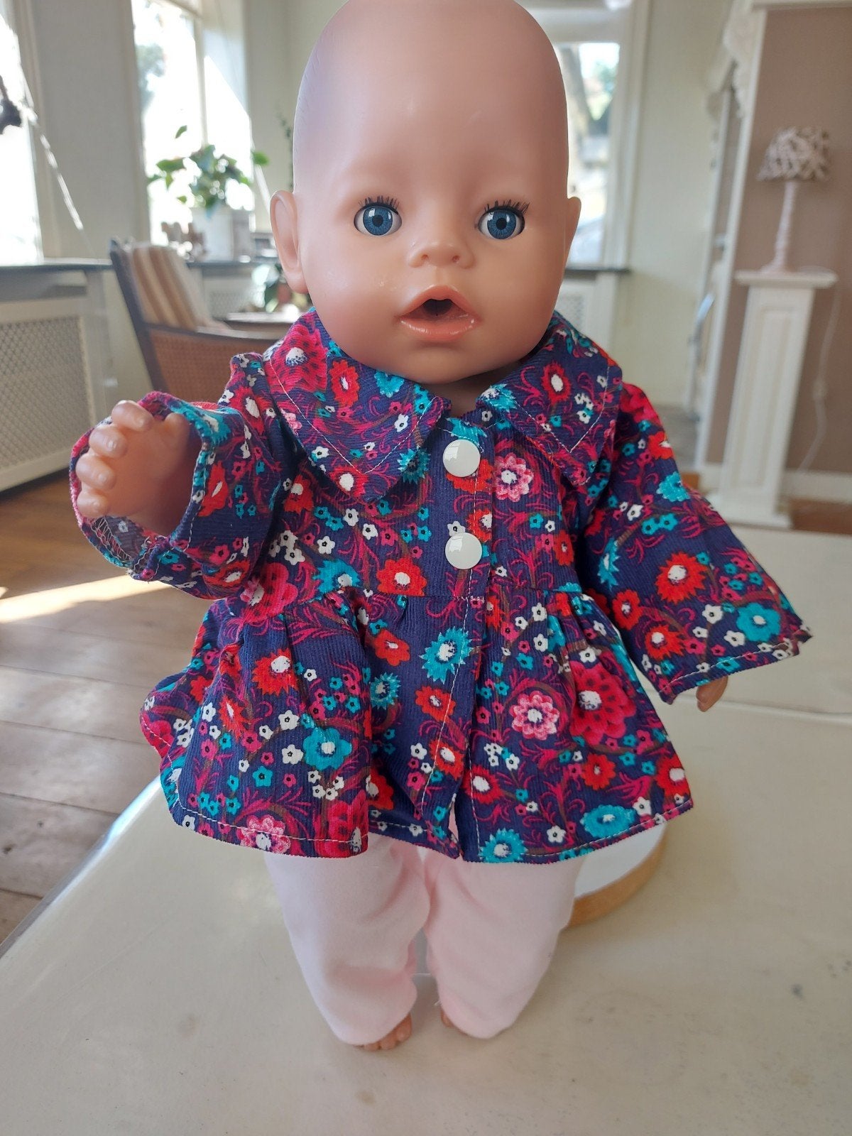 2 delig zwier set baby born pop 43cm, Ophalen of Verzenden, Nieuw, Babypop