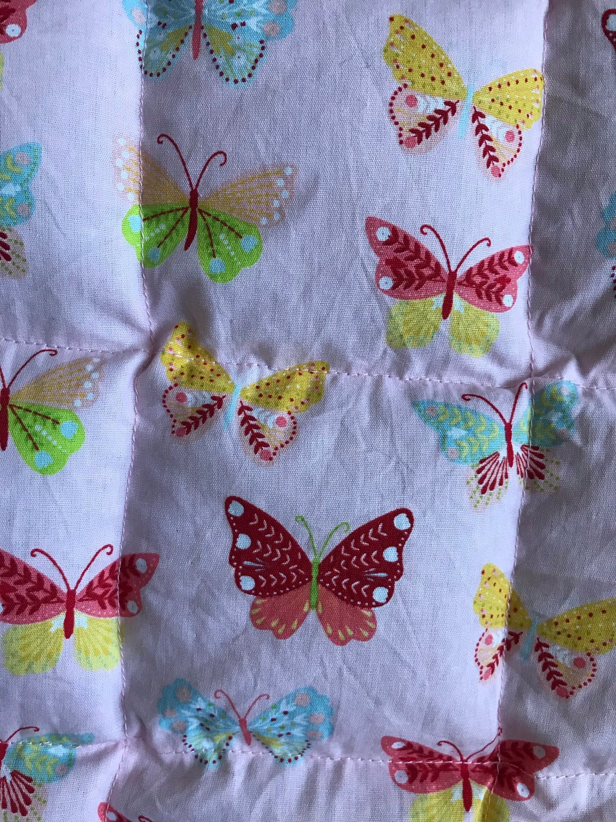 Warmtekussen, pittenzak, kruik. Licht roze met vlinders, Ophalen, Nieuw, Overige typen