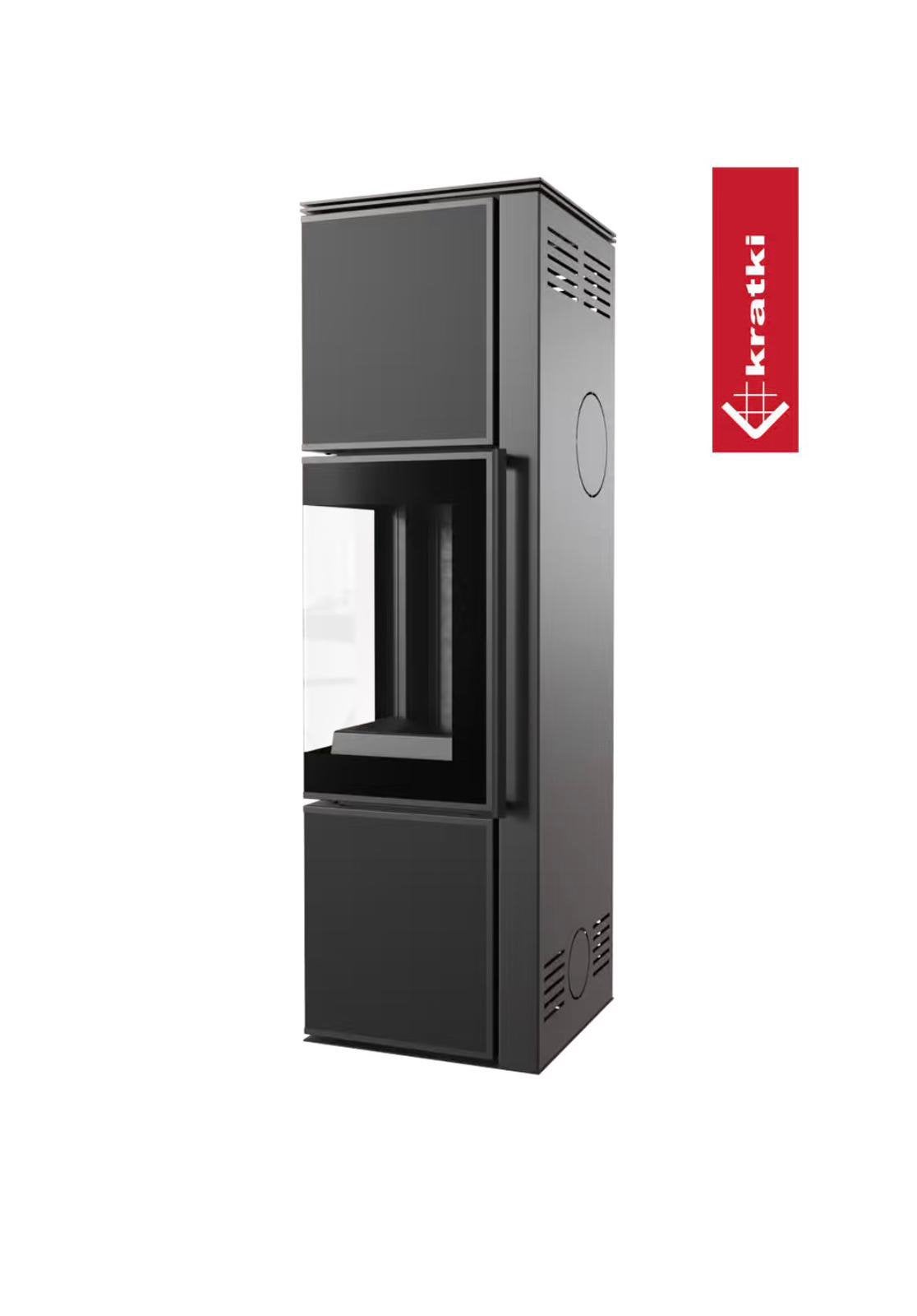 26018 Houtkachel NIEUW hoekkachel Tora 8kw, Huis en Inrichting, Kachels, Ophalen, Info@woonwarmer.nl, 4264RM, Vrijstaand