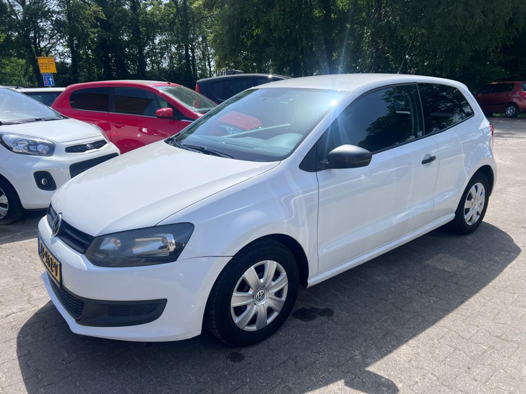 Volkswagen Polo 1.2 6V 44KW 3drs ‘12 Wit 165153km, Voorwielaandrijving, 967 kg, 40 €/maand, 1198 cc