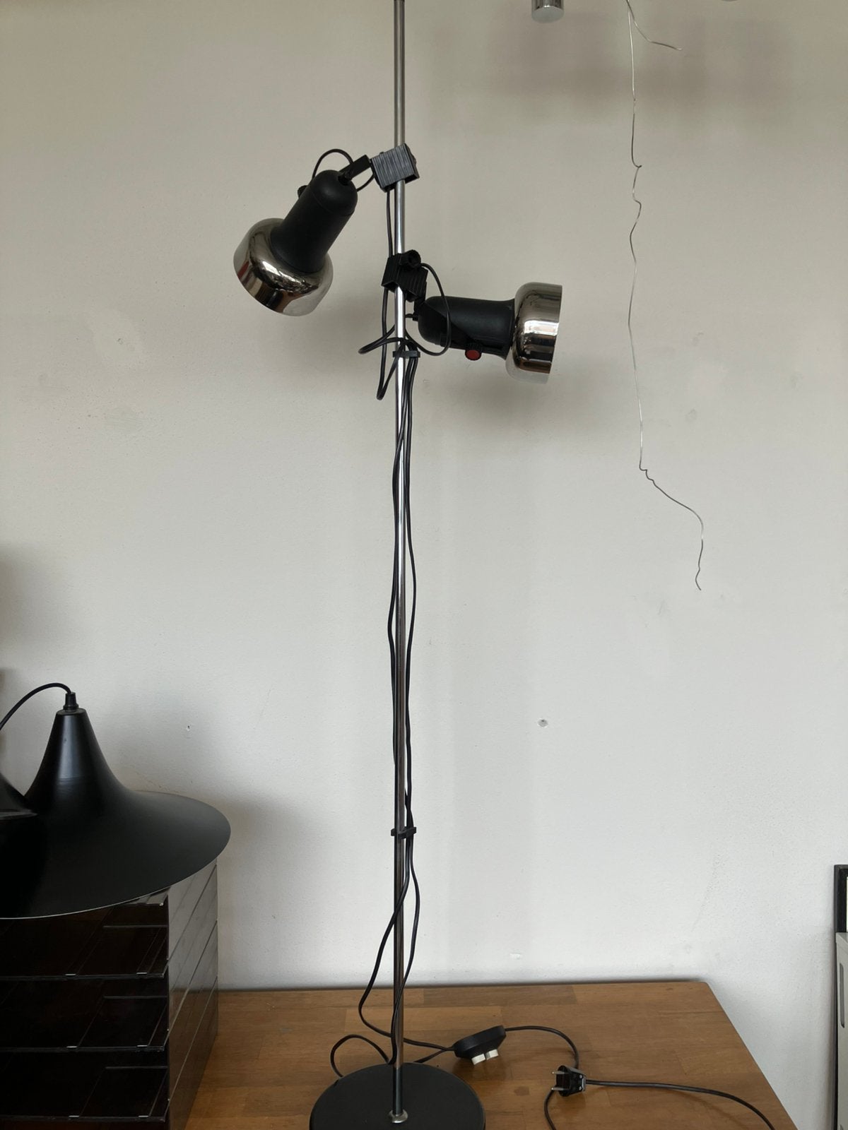Vintage vloerlamp. Jaren 70. Space age, Ophalen of Verzenden, Zo goed als nieuw