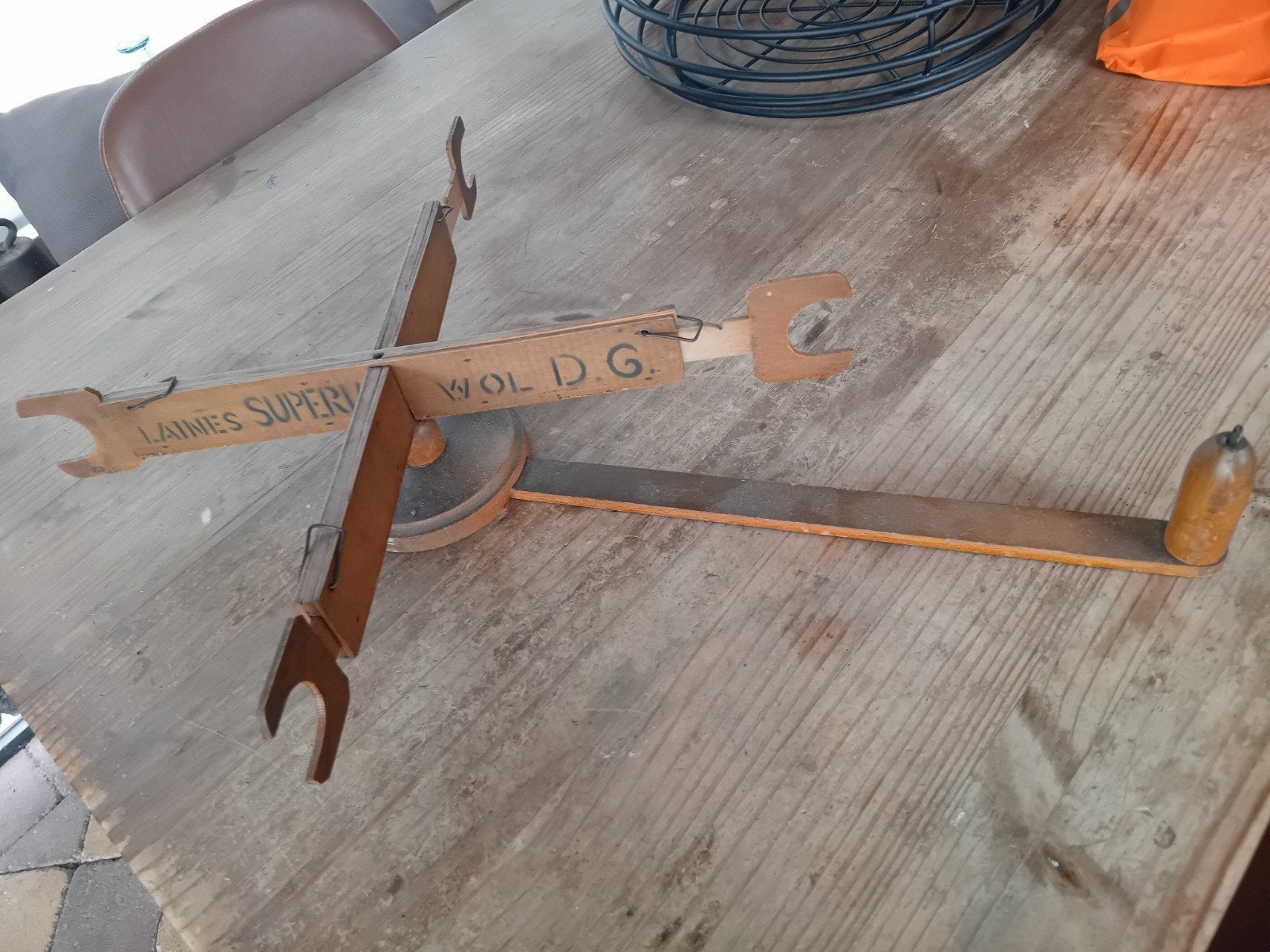Vintage wolwinder / parapluwinder - Wol D.G., Hobby en Vrije tijd, Ophalen