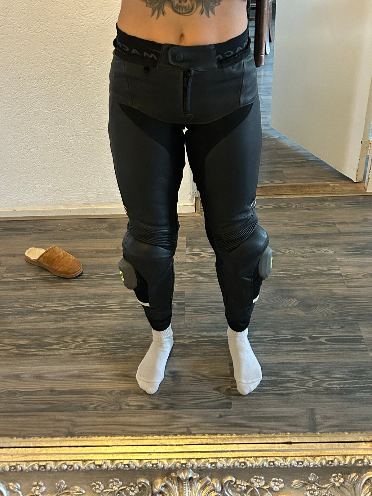 Macna leren motorbroek maat M, Ophalen of Verzenden, Tweedehands, Heren, Broek | leer