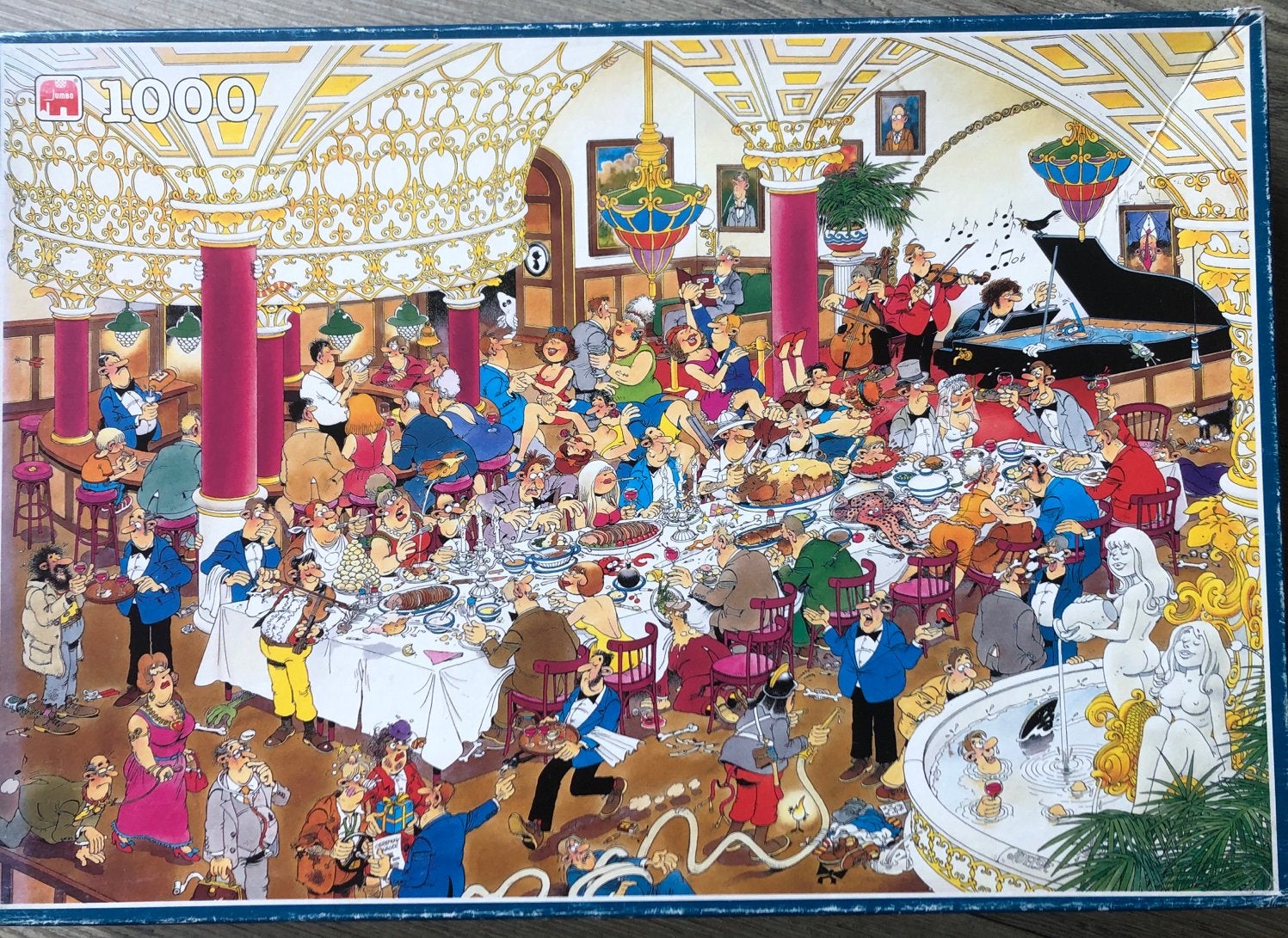 Jan van Haasteren De Kermis 1000 stukjes legpuzzel, Ophalen of Verzenden, 500 t/m 1500 stukjes, Gebruikt, Legpuzzel