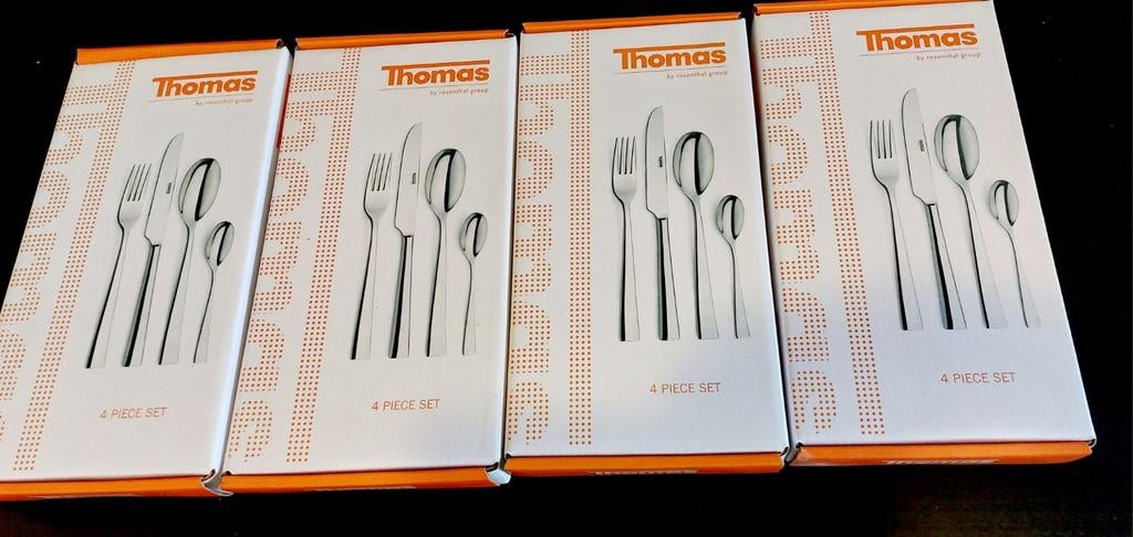 Nieuw 4 persoons bestekset, Huis en Inrichting, Keuken | Bestek, Nieuw, Rvs of Chroom, Ophalen of Verzenden