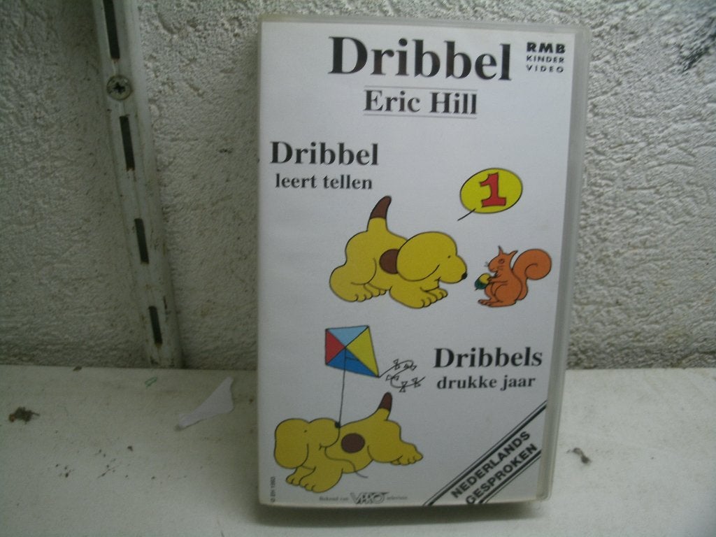 vhs 224a dribbel leert telle drukke jaar, Alle leeftijden, Ophalen of Verzenden, Zo goed als nieuw