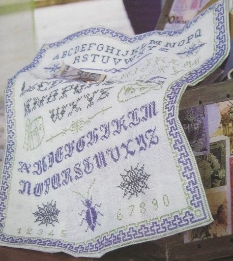 Borduurpatroon  Merklap   nr 8279, Hobby en Vrije tijd, Verzenden, Nieuw, Handborduren, Patroon