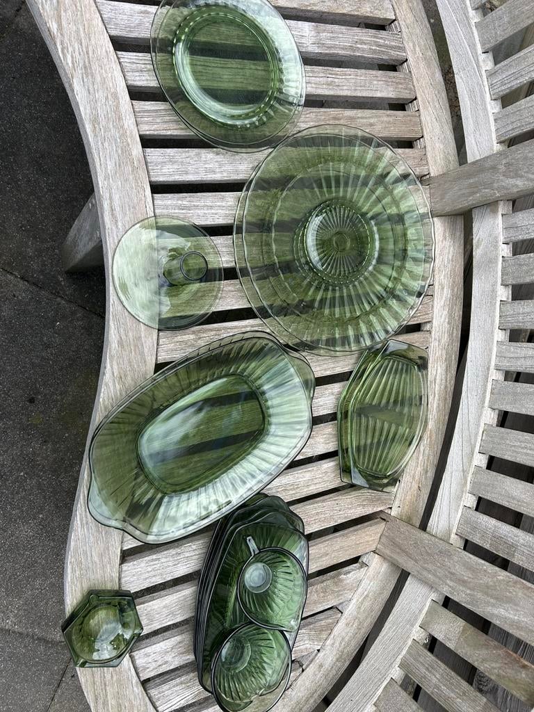Andries Copier Persglas de hele set, Antiek en Kunst, Antiek | Glas en Kristal, Ophalen of Verzenden