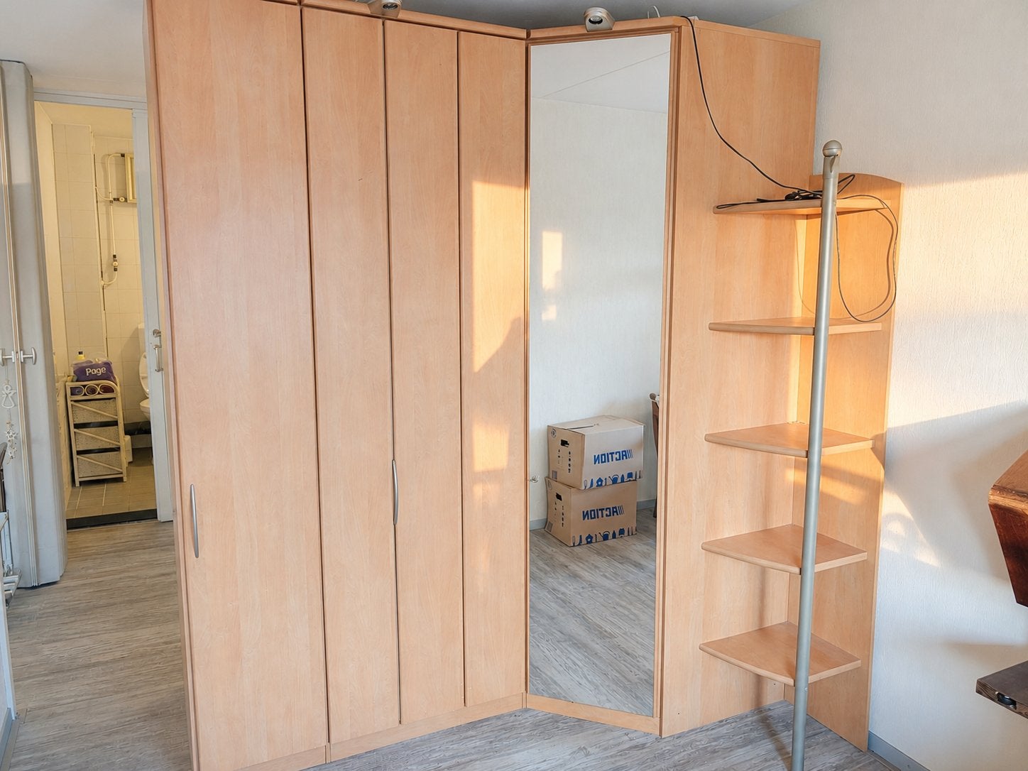 IKEA Kledingkast 205x230 cm met hang- en liggedeelte, Huis en Inrichting, Ophalen, Gebruikt, 200 cm of meer, 75 cm of meer
