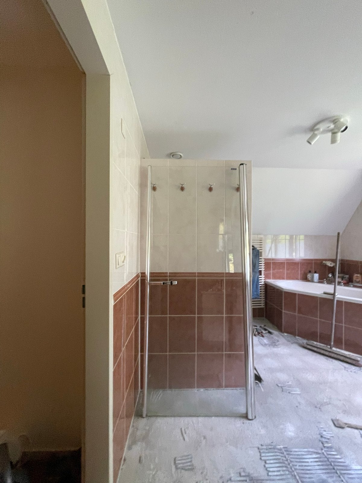 Glazen douchedeur Duscholux (afmetingen zie foto), Doe-het-zelf en Verbouw, Ophalen of Verzenden, Gebruikt, Glas, Douche