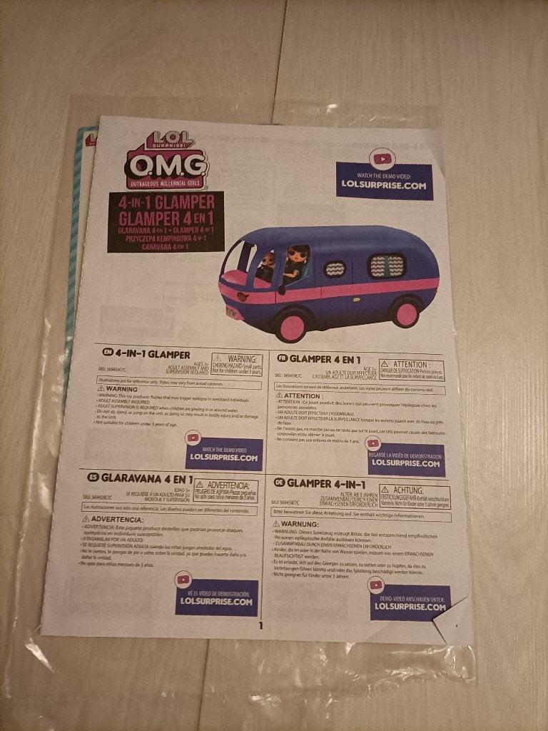 LoL suprise glamper camper, Kinderen en Baby's, Ophalen, Zo goed als nieuw
