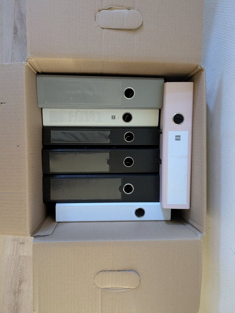 Ordners 2-rings, 7 stuks, gratis af te halen, Ophalen, Gebruikt