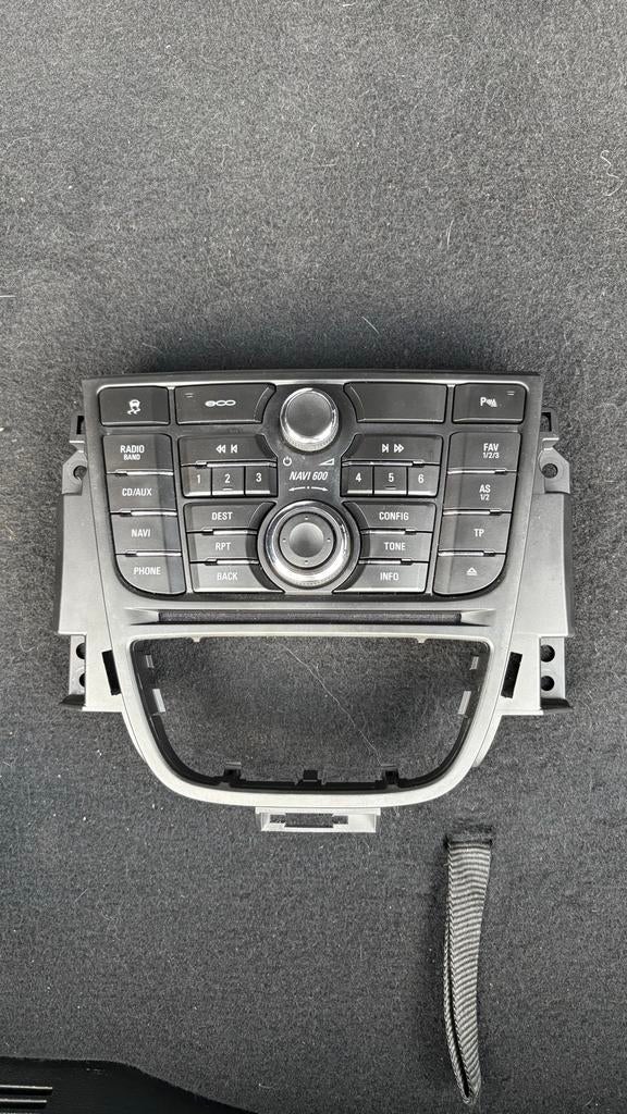 Opel Navi 600 Radio Bedieningspaneel Astra J Insignia Zafira, Ophalen of Verzenden, Gebruikt