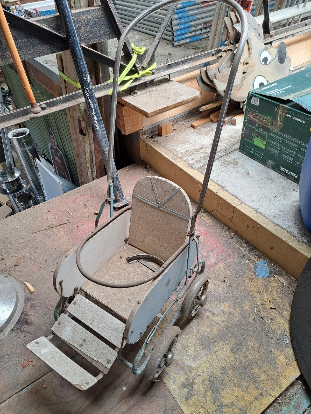Antieke Kinderwagen Jaren '50 - Vintage Brocante Baby, Ophalen