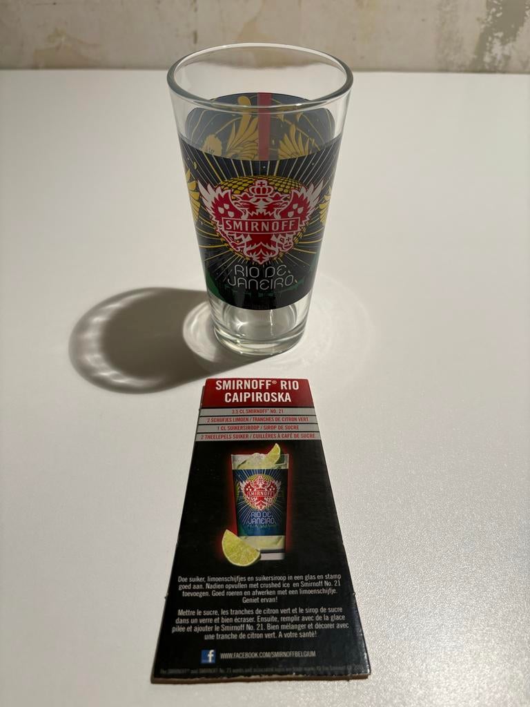 Smirnoff Rio Caipiroska Glas - Nieuw, Ophalen of Verzenden, Nieuw