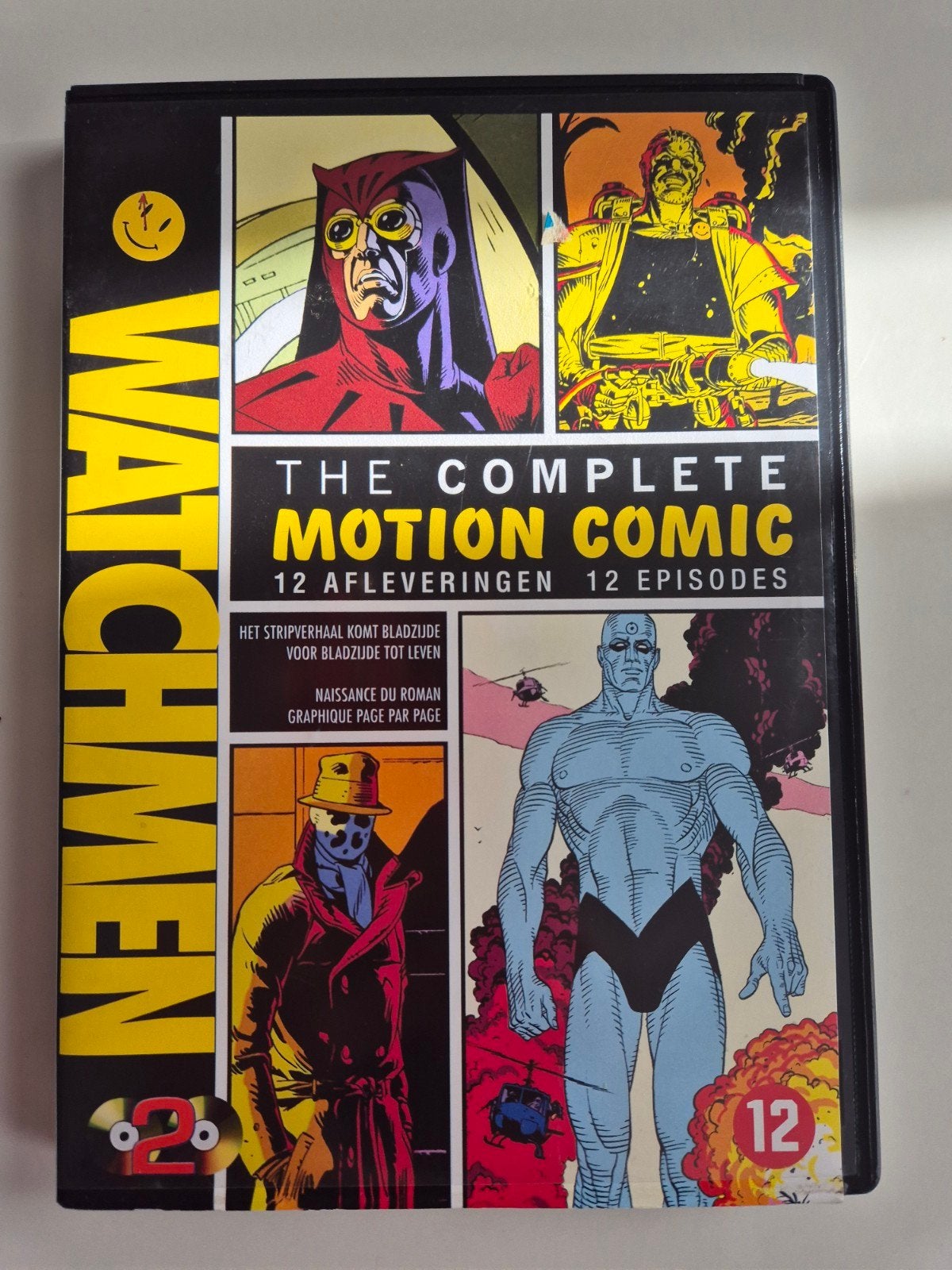watchmen the complete motion comic dvd, Europees, Serie, Alle leeftijden, Inclusief doosje