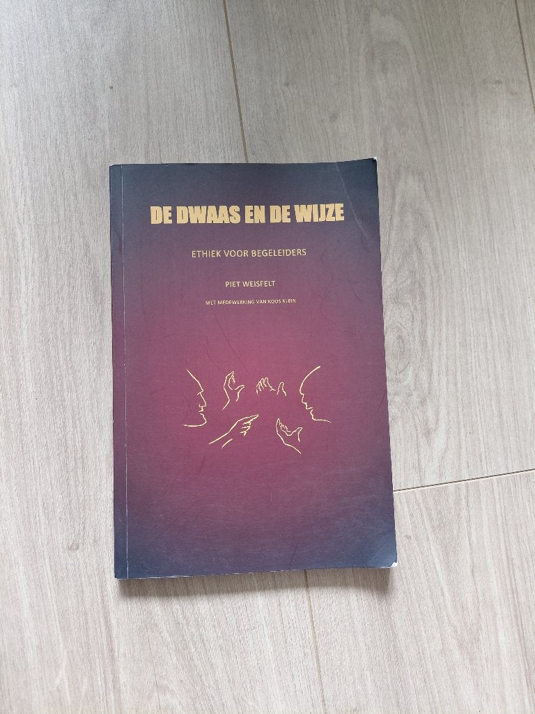 Piet Weisfelt - De dwaas en de wijze, Ophalen of Verzenden, Beta, Gelezen, HBO