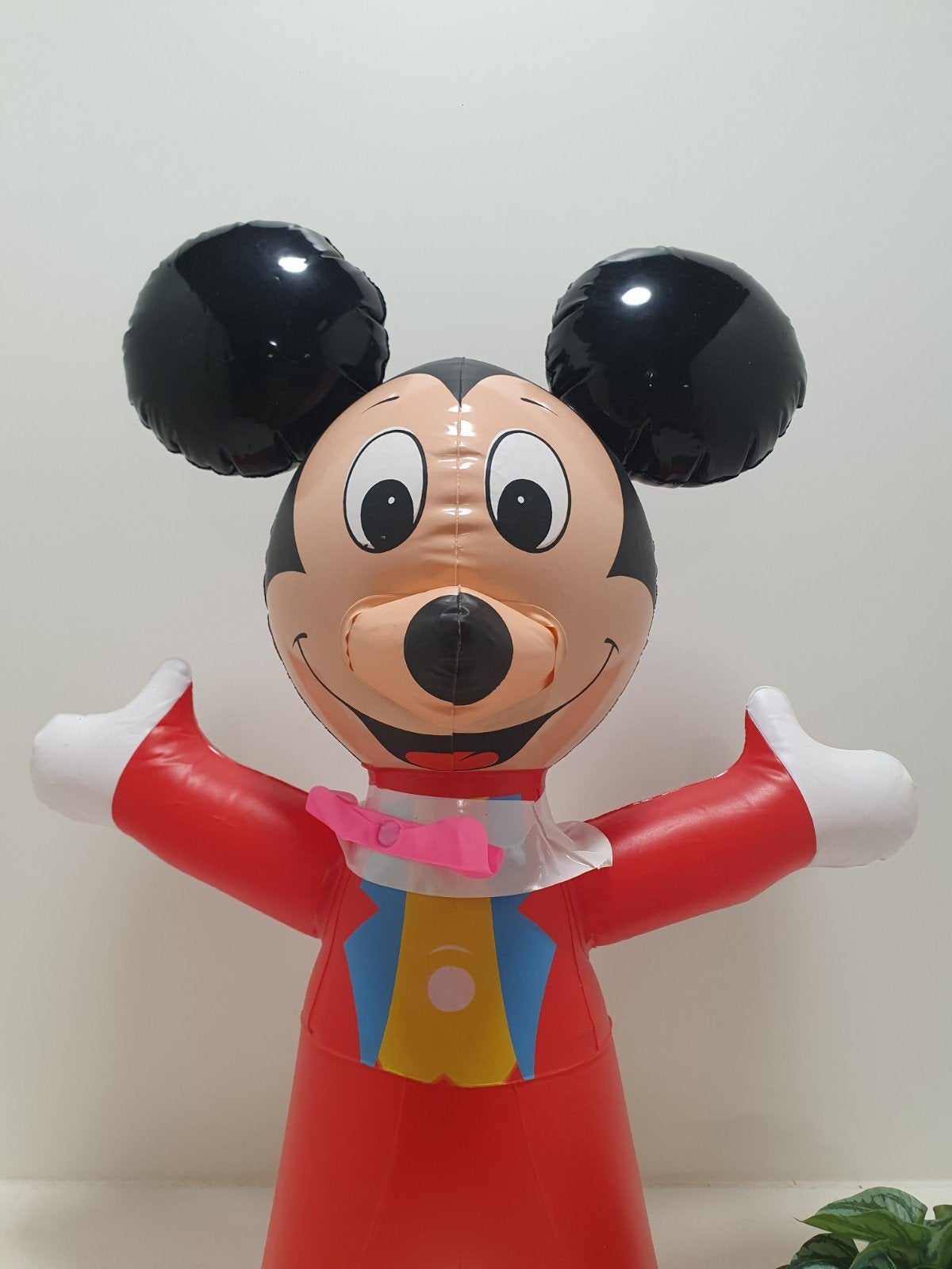 Vintage Mickey Mouse opblaasfiguur, Verzamelen, Disney, Nieuw, Overige typen, Mickey Mouse, Ophalen of Verzenden
