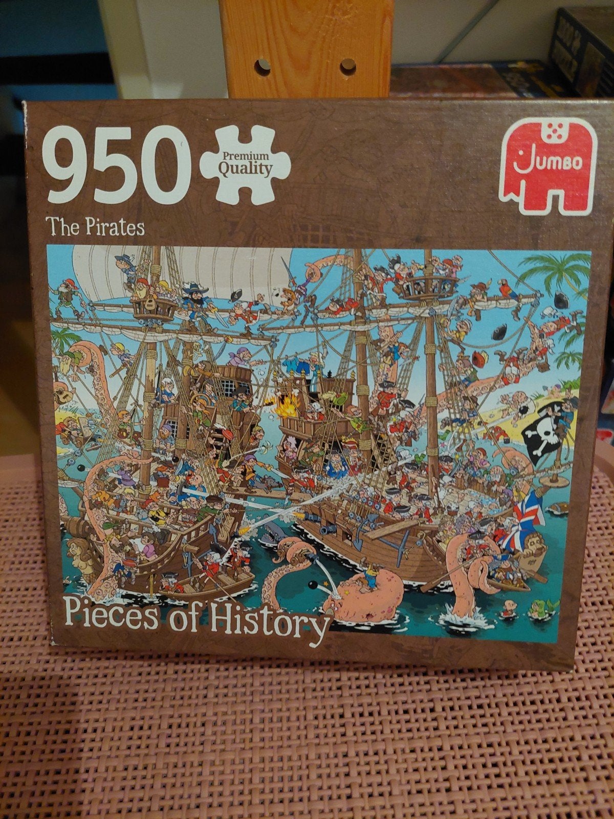 Jumbo Legpuzzel 950 Stukjes - The Pirates, Hobby en Vrije tijd, Denksport en Puzzels, Ophalen, 500 t/m 1500 stukjes, Gebruikt